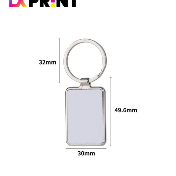 Porte-clés en Métal pour Sublimation – Formes Variées