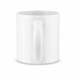 Mug blanc de sublimation 330 ml vue latérale